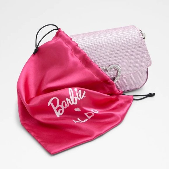Barbie Aldo Top Handle Bag Rhinestone Pink NEW with tags 🎀✨💕 - Picture 7 of 11